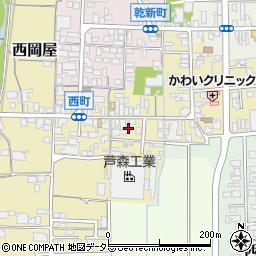 兵庫県丹波篠山市西町56周辺の地図