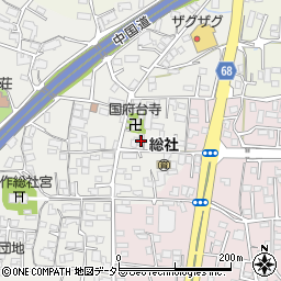 岡山県津山市総社36周辺の地図