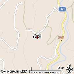 静岡県静岡市清水区茂畑周辺の地図