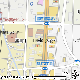 セカンドアウトドア　豊田店周辺の地図