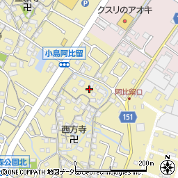 滋賀県守山市小島町1289周辺の地図