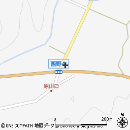 兵庫県丹波篠山市西野々547周辺の地図