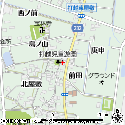 愛知県みよし市打越町北屋敷21周辺の地図