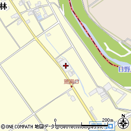 滋賀県蒲生郡竜王町林262周辺の地図