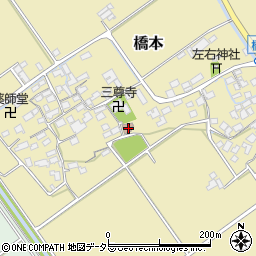 橋本集落センター周辺の地図
