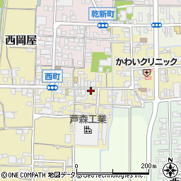 兵庫県丹波篠山市西町52周辺の地図