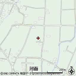 岡山県津山市河面1054周辺の地図
