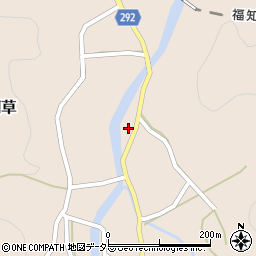 兵庫県丹波市山南町阿草43周辺の地図