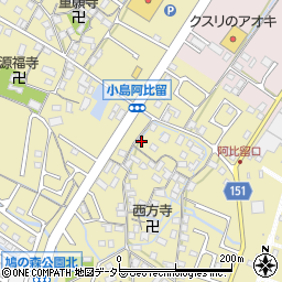 滋賀県守山市小島町1272-3周辺の地図