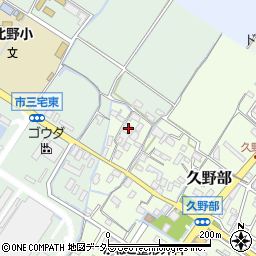 滋賀県野洲市久野部328周辺の地図