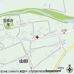 兵庫県神崎郡神河町山田497周辺の地図