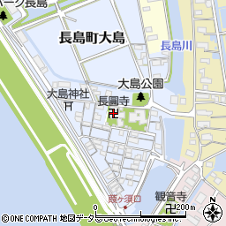 長圓寺周辺の地図