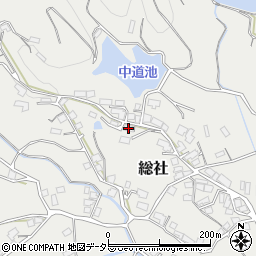 岡山県津山市総社1078周辺の地図
