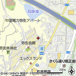 岡山県津山市弥生町52周辺の地図