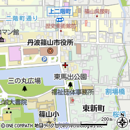 荻野建設株式会社篠山営業所周辺の地図