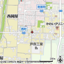 兵庫県丹波篠山市西町61周辺の地図
