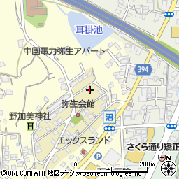 岡山県津山市弥生町61周辺の地図