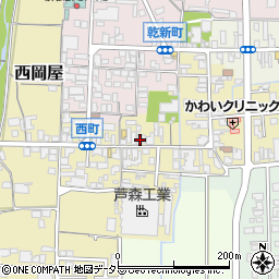 兵庫県丹波篠山市西町55周辺の地図