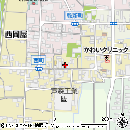 兵庫県丹波篠山市西町53周辺の地図