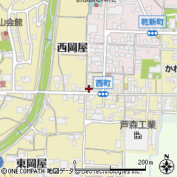 兵庫県丹波篠山市西町67周辺の地図