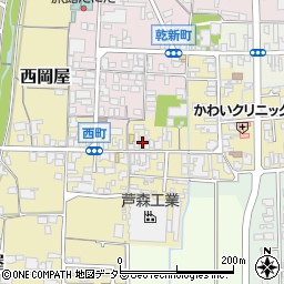 兵庫県丹波篠山市西町57周辺の地図