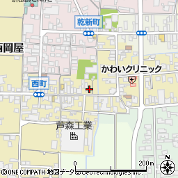 兵庫県丹波篠山市西町42周辺の地図