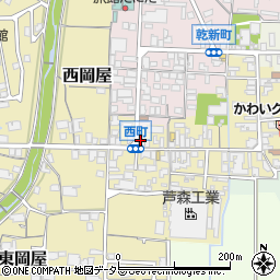 兵庫県丹波篠山市西町64-3周辺の地図