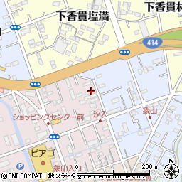 静岡県沼津市下香貫汐入2165-1周辺の地図