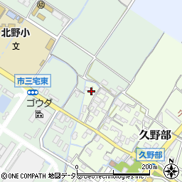 滋賀県野洲市久野部335-2周辺の地図
