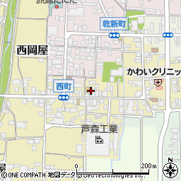 兵庫県丹波篠山市西町59周辺の地図