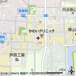 兵庫県丹波篠山市西町28周辺の地図