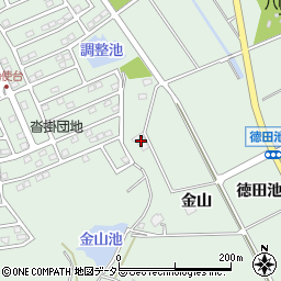 愛知県豊明市沓掛町金山周辺の地図
