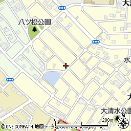 愛知県名古屋市緑区大清水周辺の地図