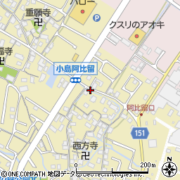 滋賀県守山市小島町1293周辺の地図