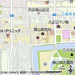 円応教篠山教会周辺の地図