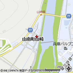 兵庫県丹波市山南町山崎27周辺の地図
