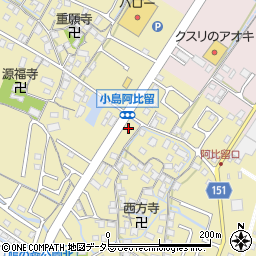 滋賀県守山市小島町1612周辺の地図