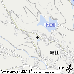岡山県津山市総社1077周辺の地図
