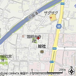 岡山県津山市総社34周辺の地図