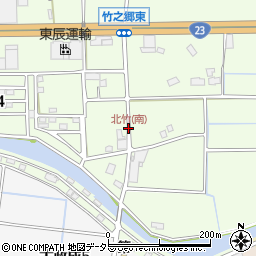 北竹(南)周辺の地図