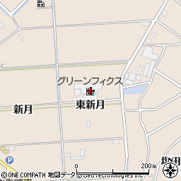 愛知県みよし市三好町東新月周辺の地図