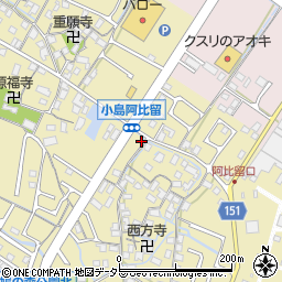 滋賀県守山市小島町1614周辺の地図