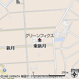 愛知県みよし市三好町（東新月）周辺の地図