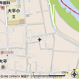 静岡県沼津市大平2109周辺の地図