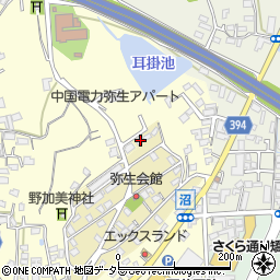 岡山県津山市弥生町63-6周辺の地図