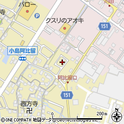 滋賀県守山市小島町1306周辺の地図
