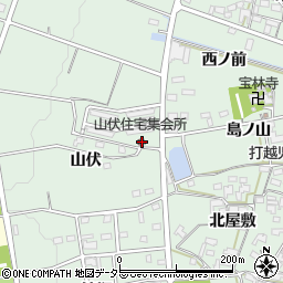 山伏住宅集会所周辺の地図