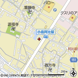 滋賀県守山市小島町1610周辺の地図