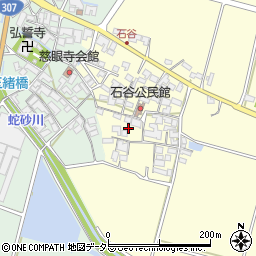 滋賀県東近江市石谷町498周辺の地図