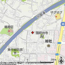 岡山県津山市総社48周辺の地図